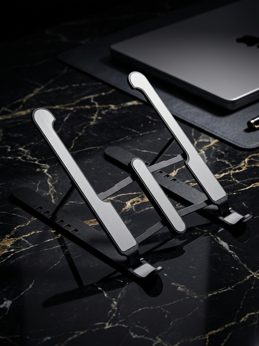 SlimLift Adjustable Laptop Stand Ergonomic ABS Plastic Stand for Desk, Office & Study
