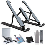 SlimLift Adjustable Laptop Stand Ergonomic ABS Plastic Stand for Desk, Office & Study
