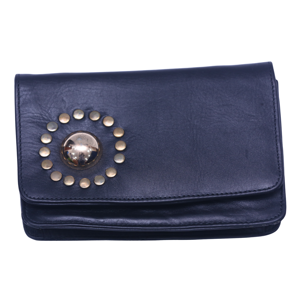 Urban Chic Black Crossbody Purse for Women Stylish Leather Shoulder Bag with Multiple Compartments