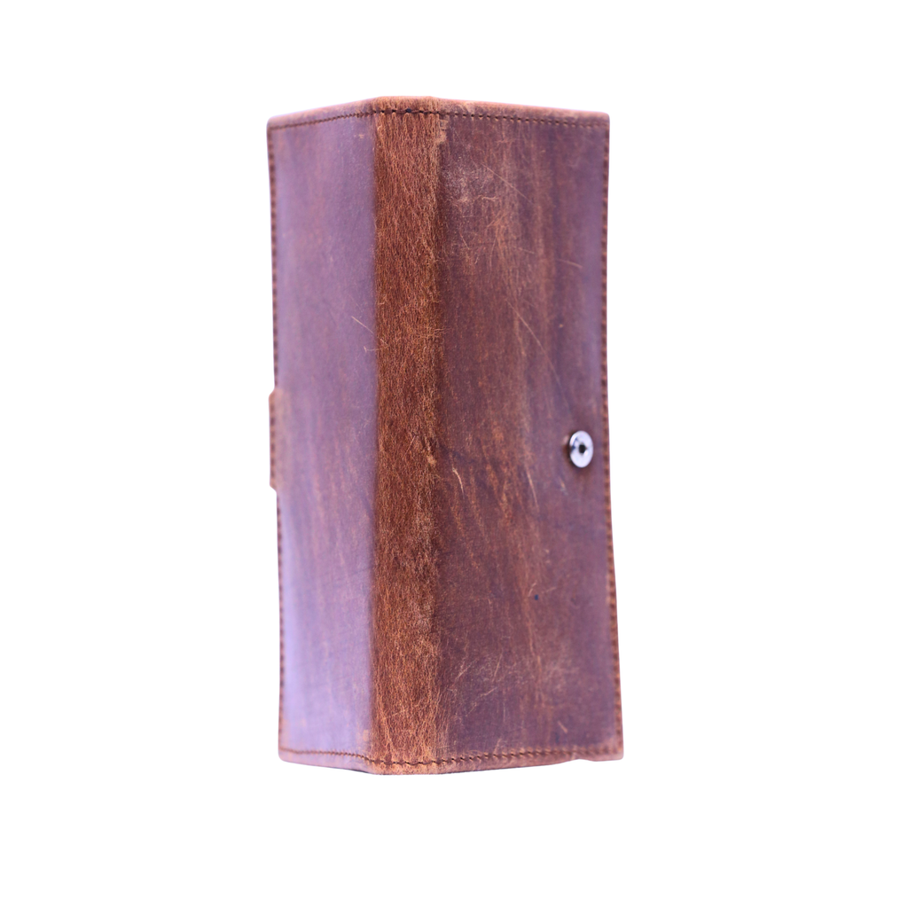 Classic Tall Snap Leather Wallet