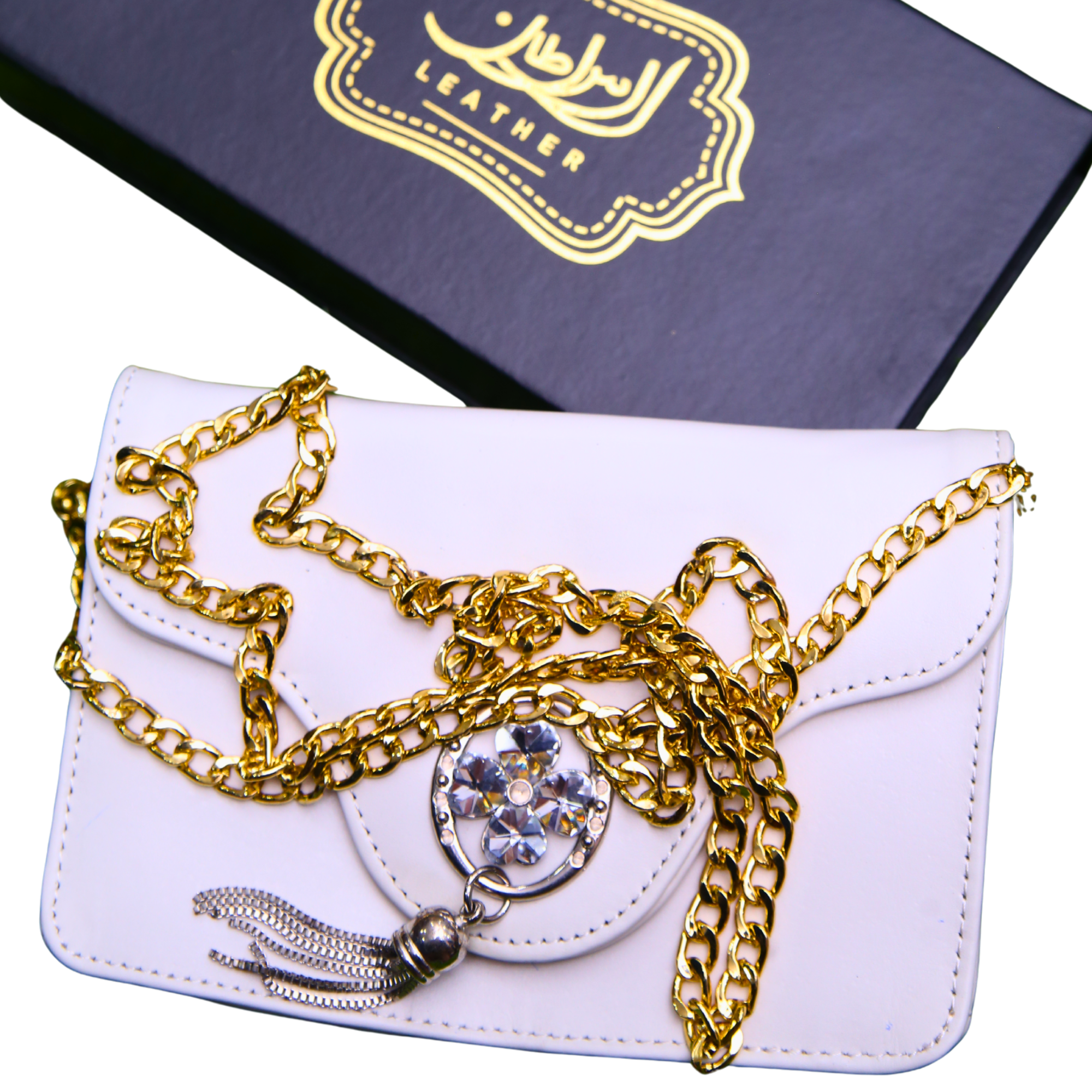 Elegant White Ladies Purse