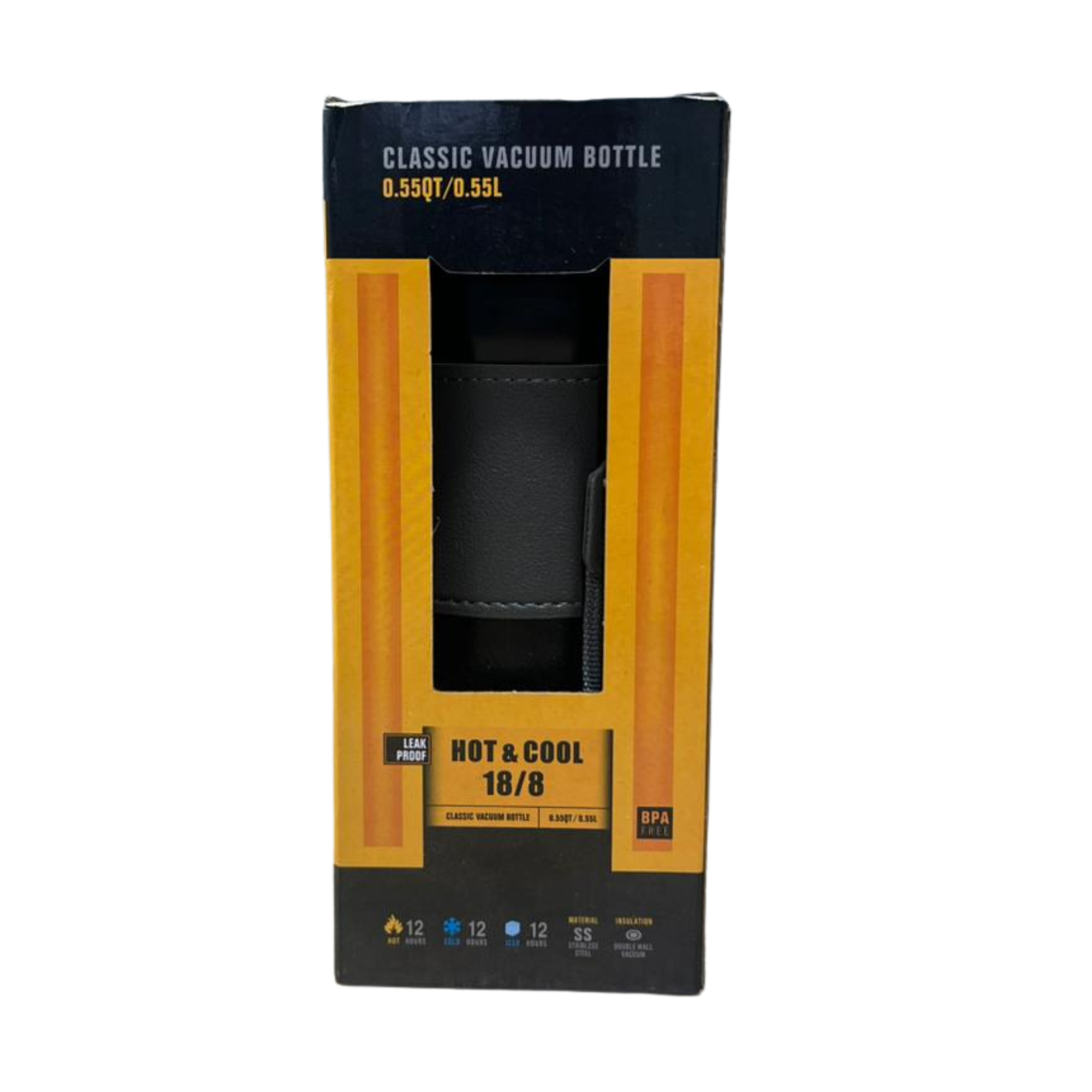 Stainless Steel Leak-Proof Coffee Mug with Grip Sleeve 510ML