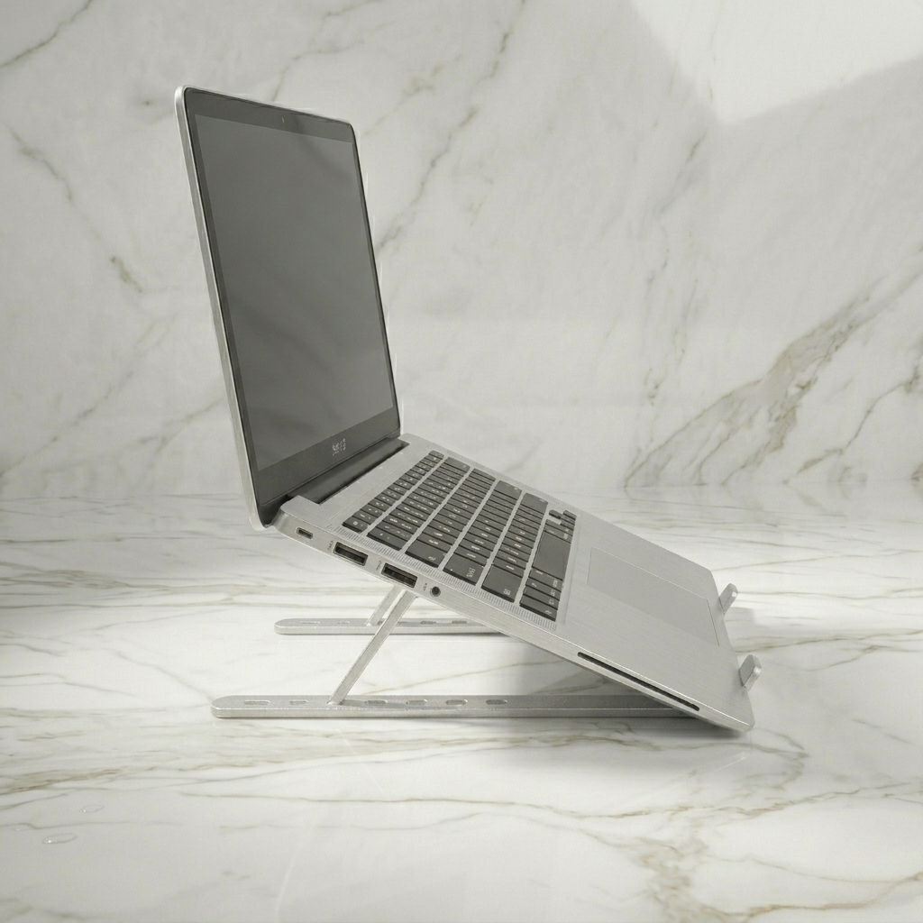 Adjustable Metal Laptop Stand Ergonomic Aluminum Desk Stand for Laptop, MacBook & Notebook