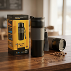 Stainless Steel Insulated Coffee Mug 510ML Leak-Proof Travel Cup